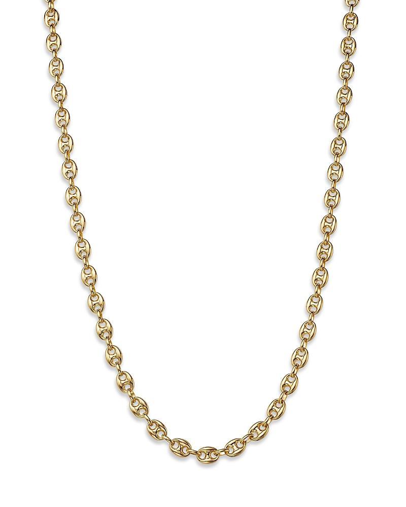 Bloomingdales Mens Puffed Mariner Link Chain Necklace in 14K Yellow Gold, 24 - 100% Exclusive Product Image