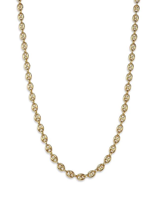 Bloomingdales Fine Collection Mens Puffed Mariner Link Chain Necklace in 14K Yellow Gold, 24 - Exclusive Product Image