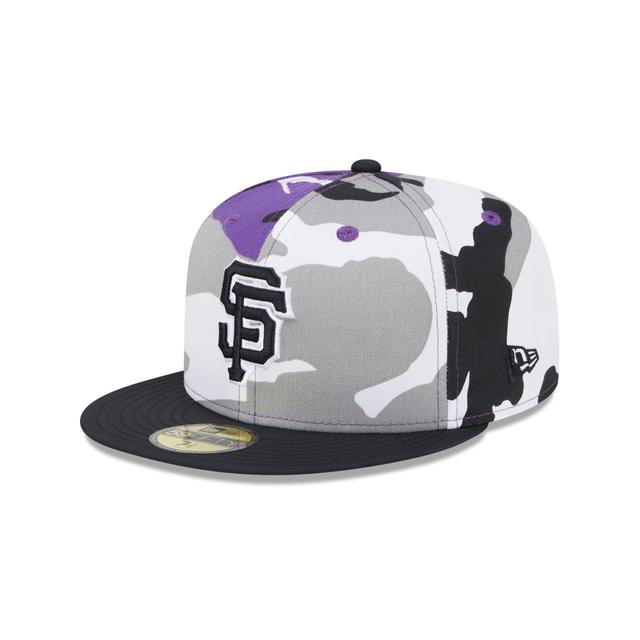 Just Caps Color Camo San Francisco Giants 59FIFTY Fitted Hat Male Product Image