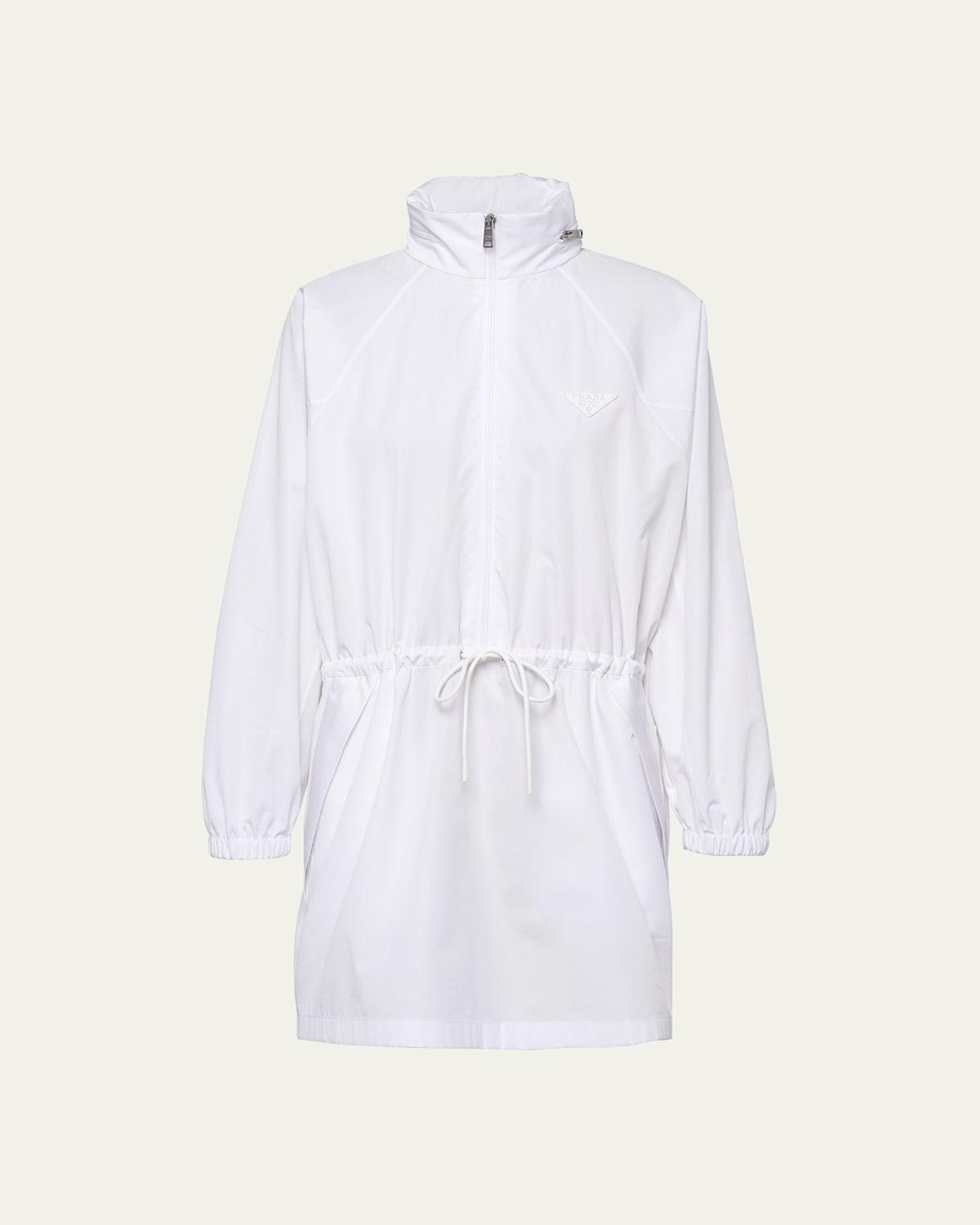 Womens Hooded Poplin Dress Product Image