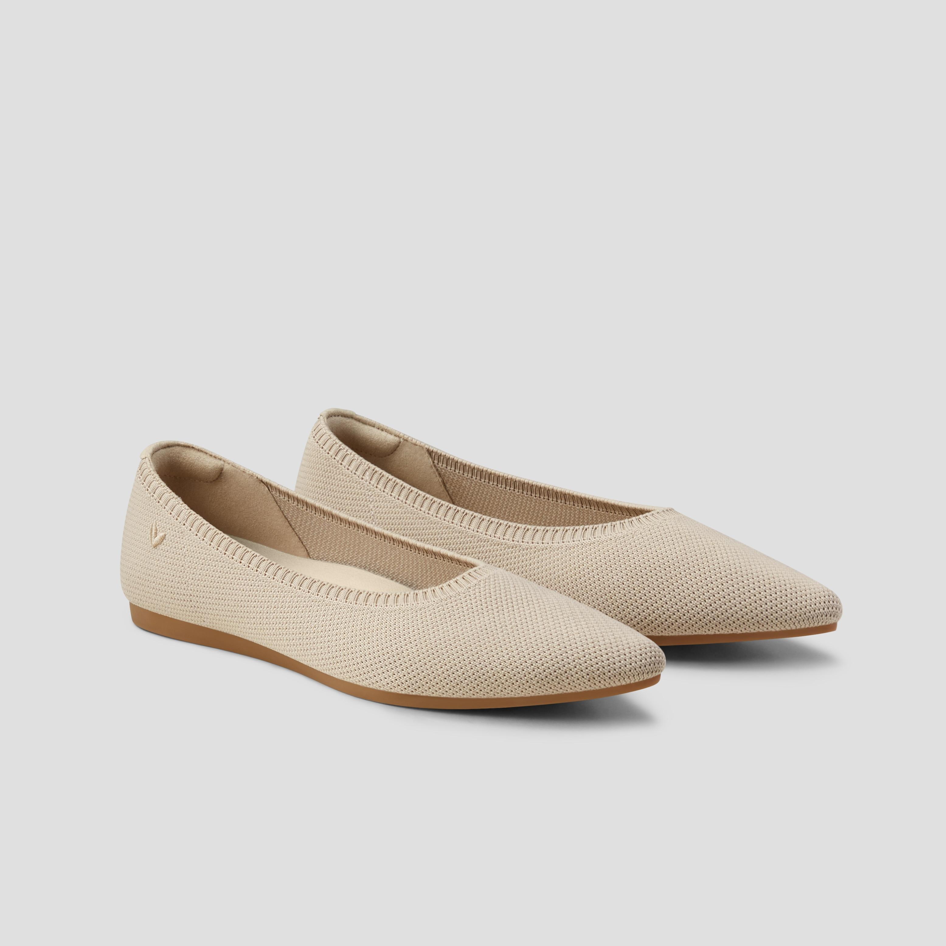 Pointed-Toe Ballet Flats (Aria 5°) Product Image