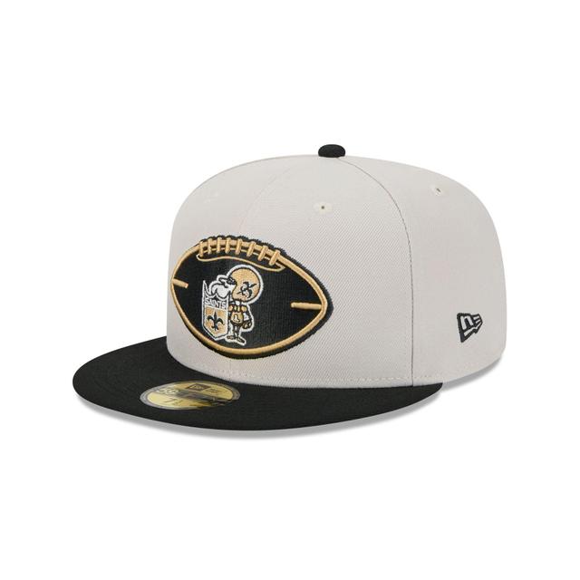 New Orleans Saints 2024 Historic Sideline 59FIFTY Fitted Hat Male Product Image