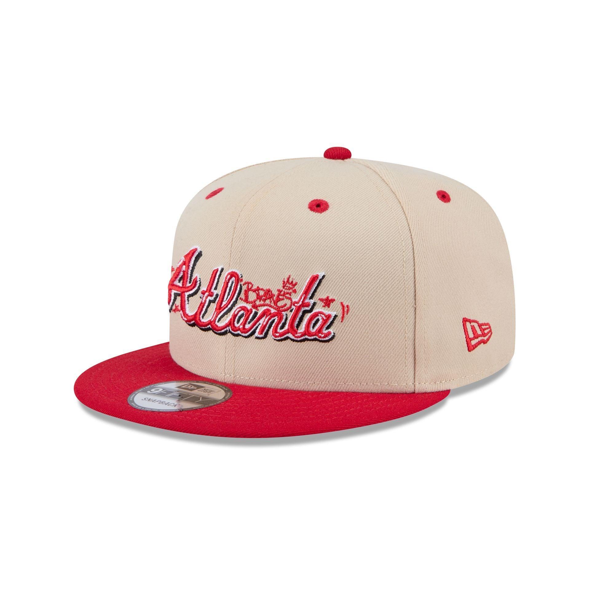 Atlanta Braves Team Art 9FIFTY Snapback Hat Male Product Image