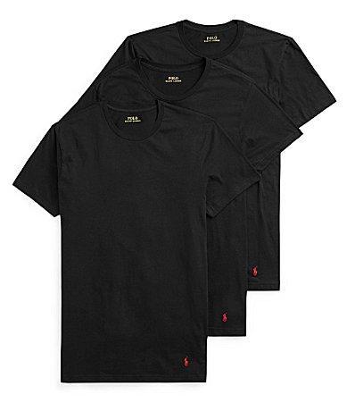 Polo Ralph Lauren Mens Big and Tall Crewneck Undershirts - 3-Pack Product Image