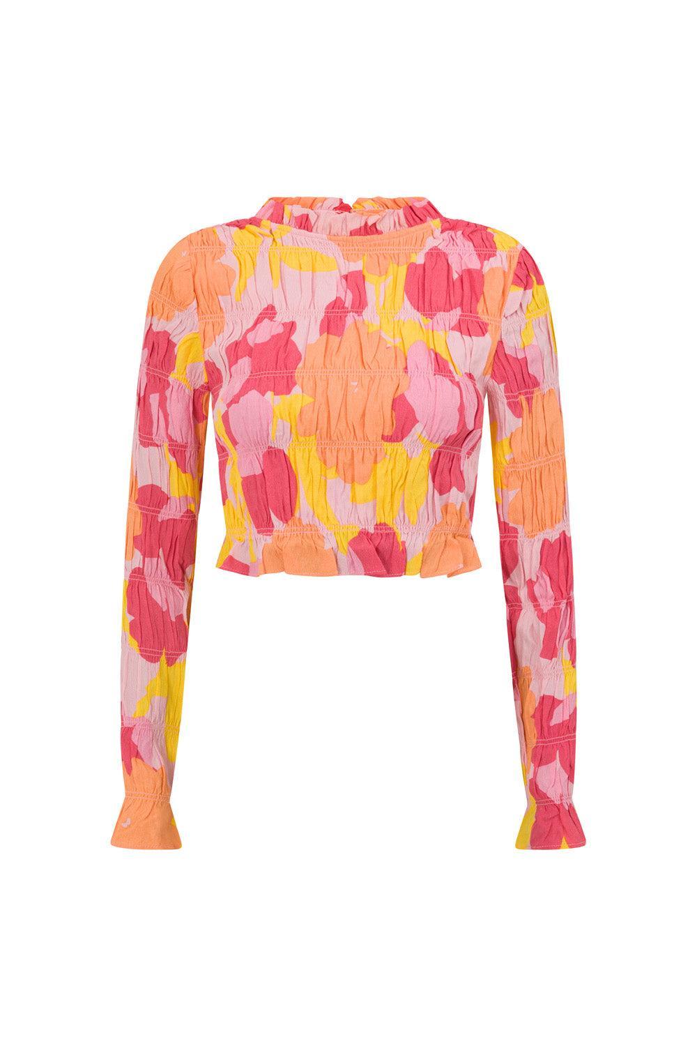 Zaya Crepe Top - Nectar Floral Product Image