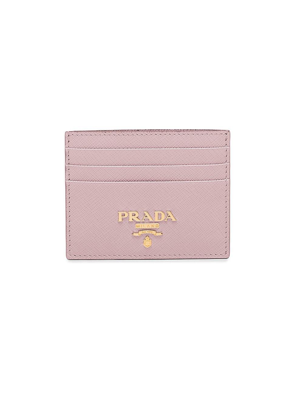 Womens Saffiano Leather Card Holder Product Image