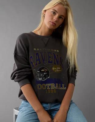 AE NFL Baltimore Ravens Crew Neck Sweatshirt Product Image