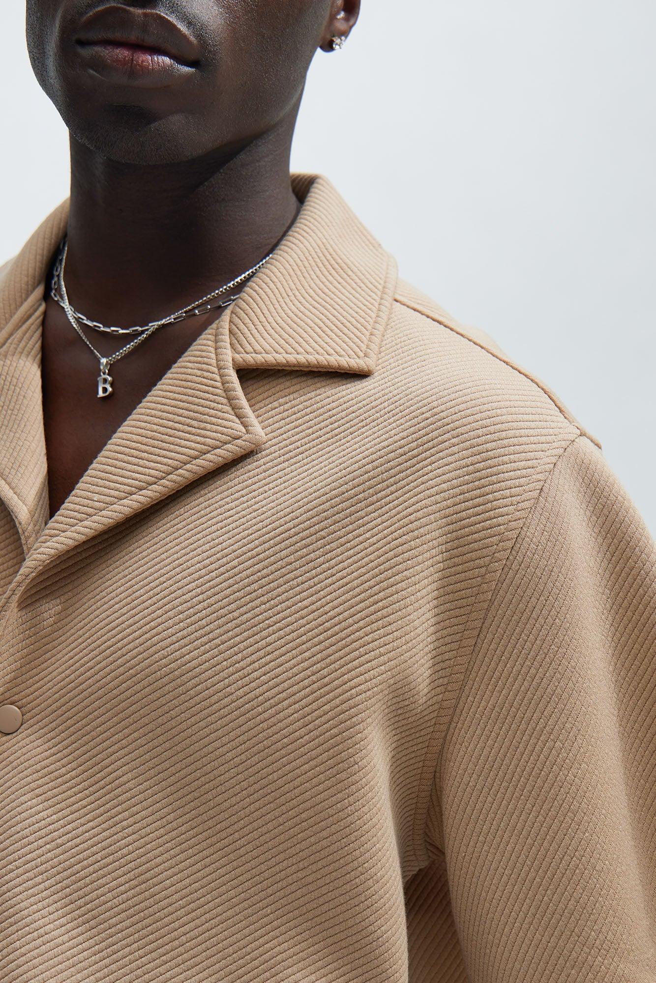 Kina Textured Shirt - Tan Product Image