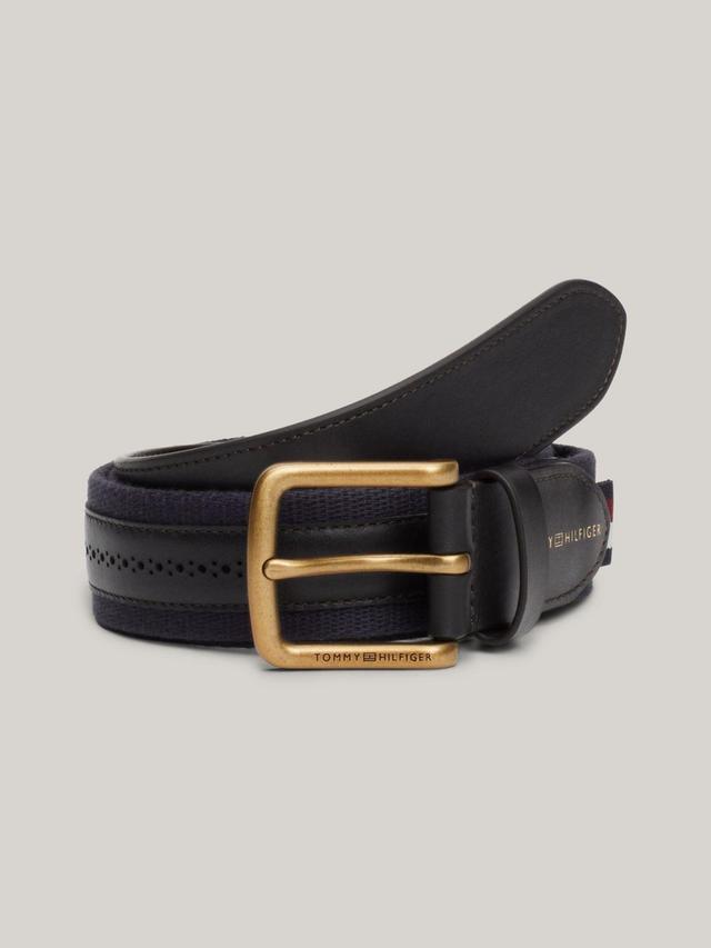 Tommy Hilfiger Men's Leather Mix Belt Product Image