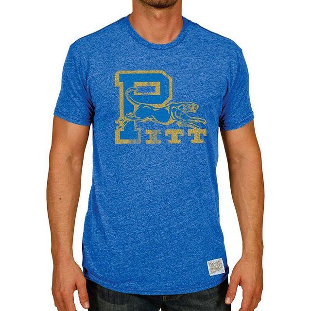 Mens Original Retro Brand Heather Royal Pitt Panthers Vintage Tri-Blend T-Shirt Product Image