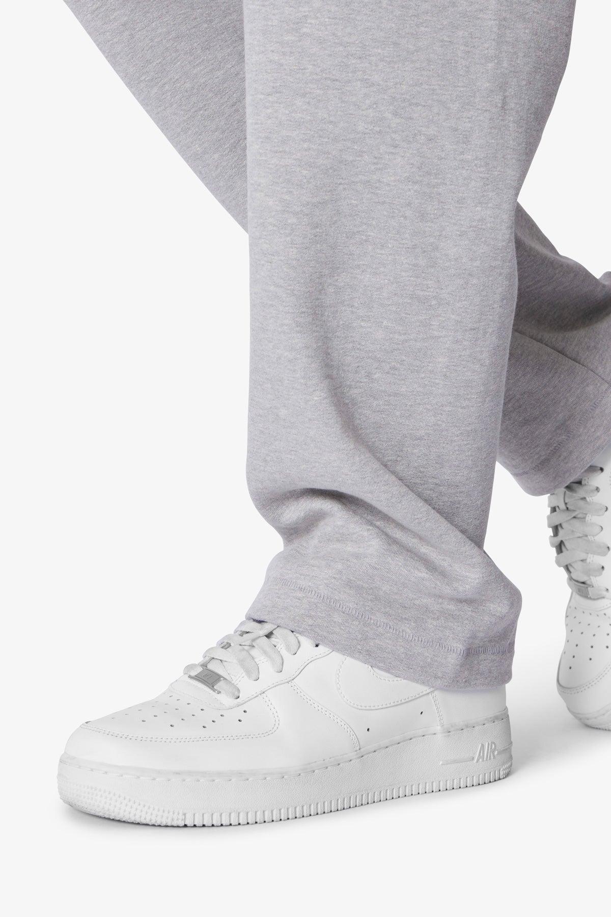 Heavy Relaxed Every Day Sweatpants - Marled Grey Product Image