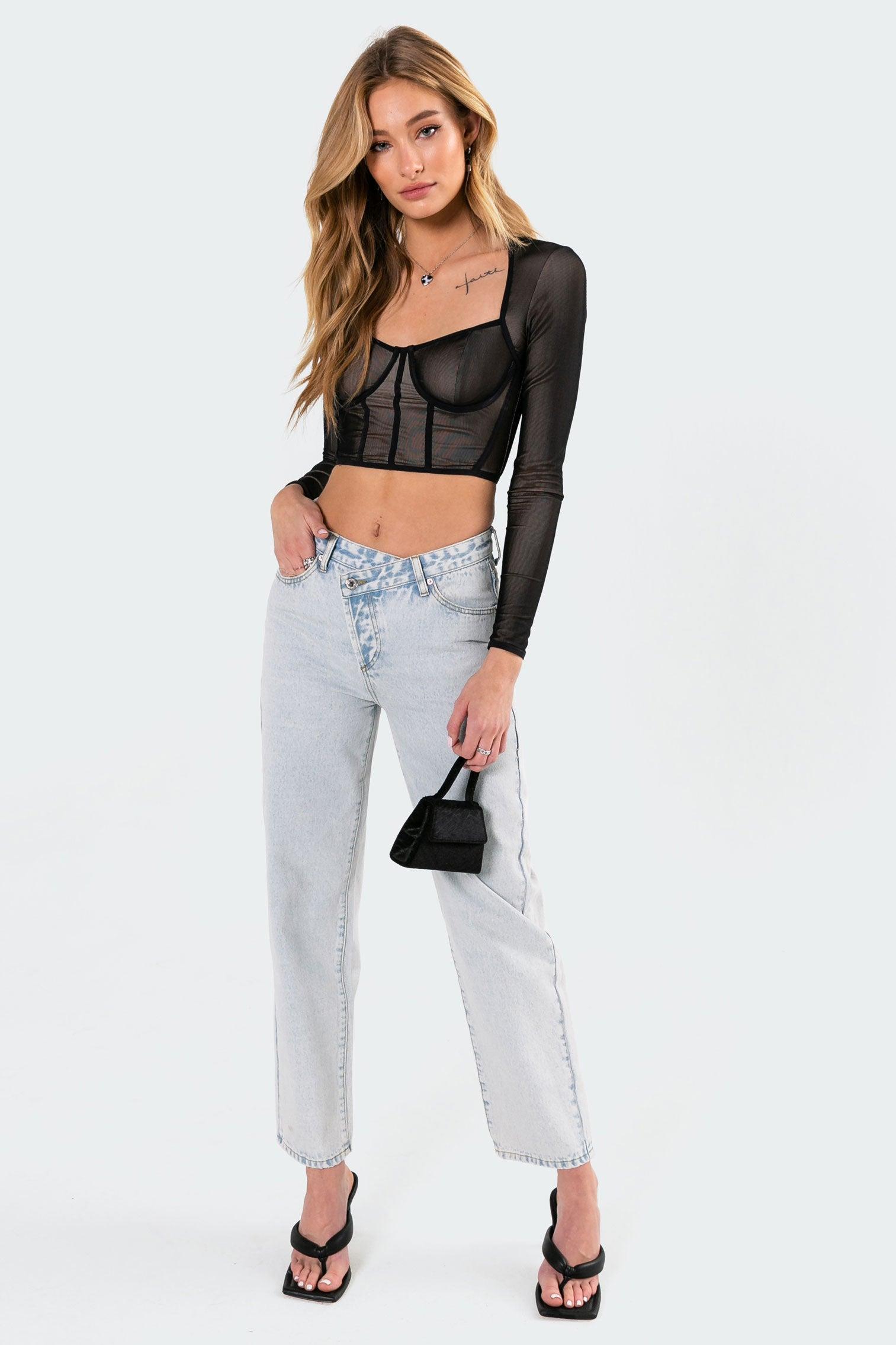 Megan Bodice Crop Top Product Image