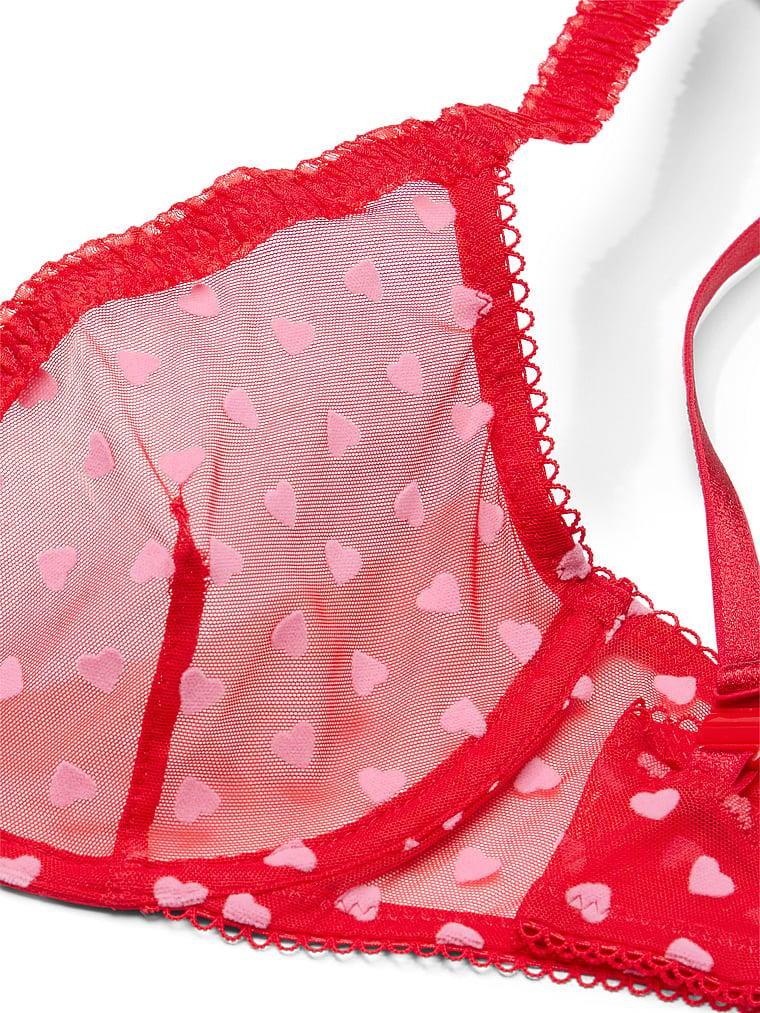 Tease Hearts Unlined Demi Bra Product Image