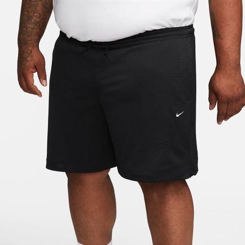 Nike Mens Authentic Mesh Shorts - Black/White Product Image