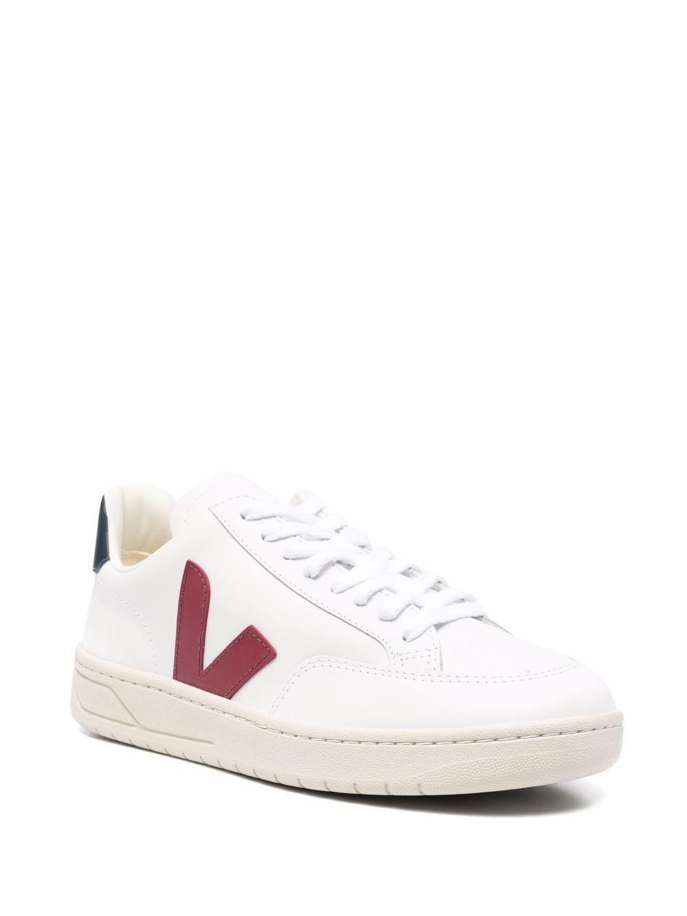 V-12 panelled lace-up sneakers Product Image