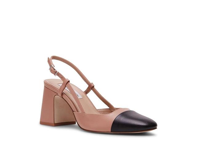 Steve Madden Becka Leather Cap Toe Slingback Pumps Product Image