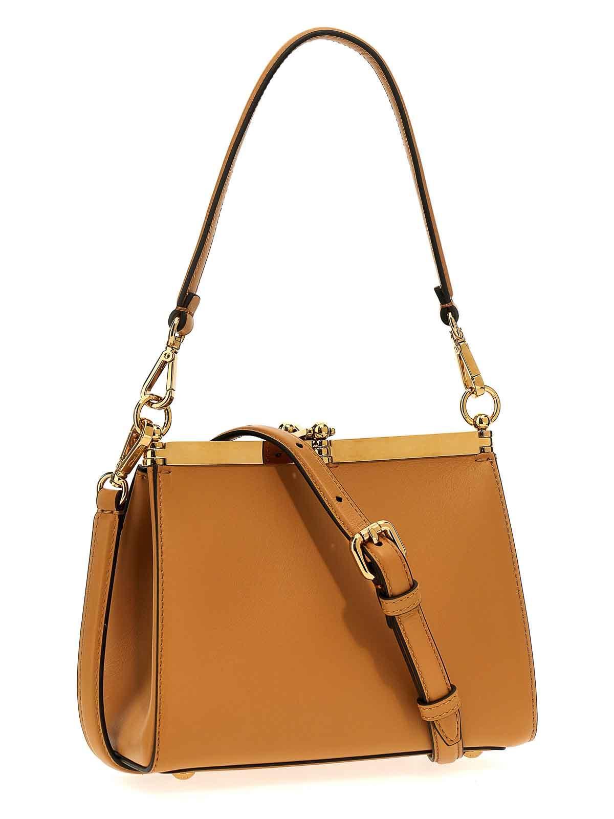 ETRO Vela Small Shoulder Bag In Brown Product Image