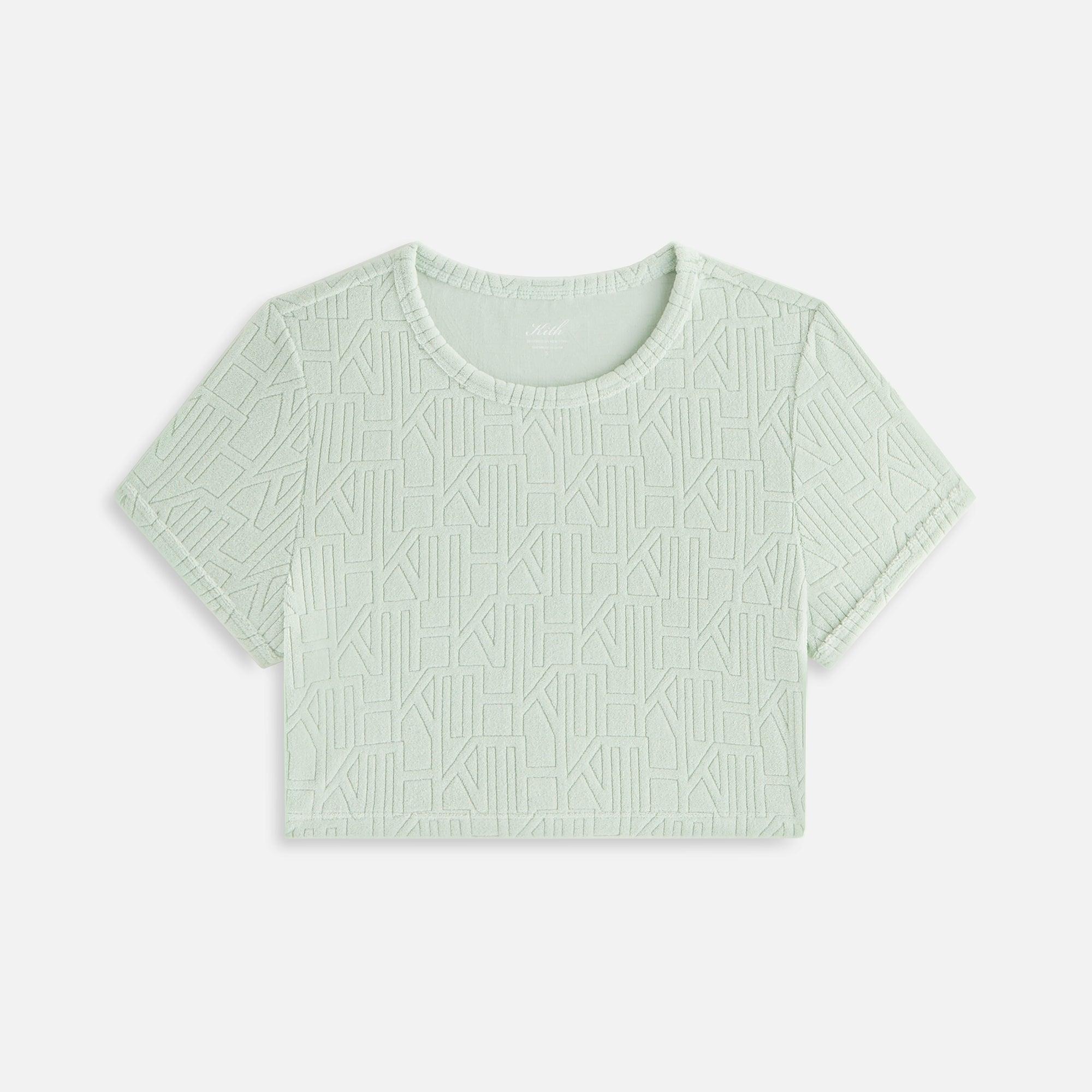 Kith Women Yeni Monogram Towel Ringer Tee - Mosser Female product image