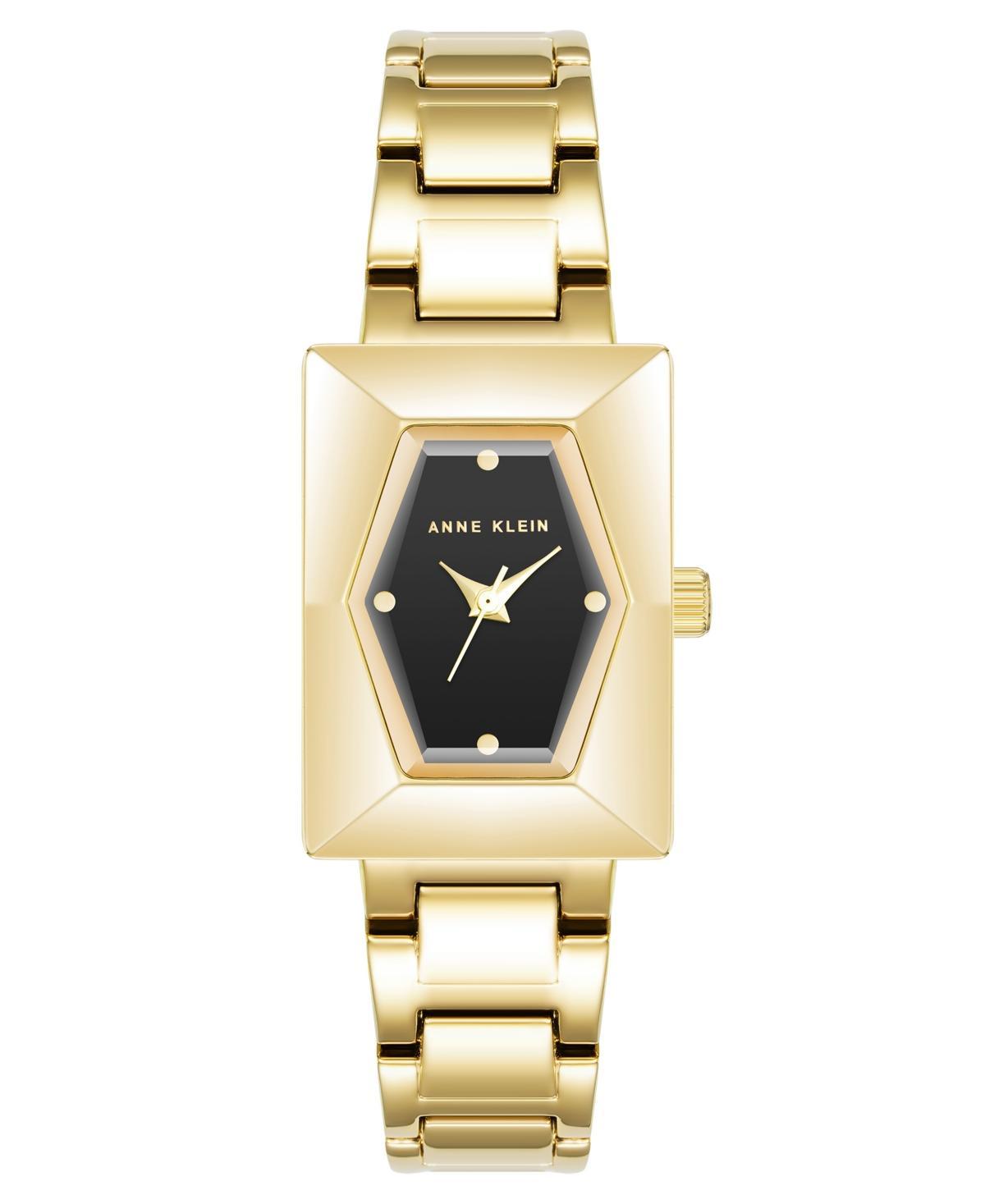 Anne Klein Womens Quartz Gold-Tone Alloy Link Bracelet Watch, 20.5mm Product Image