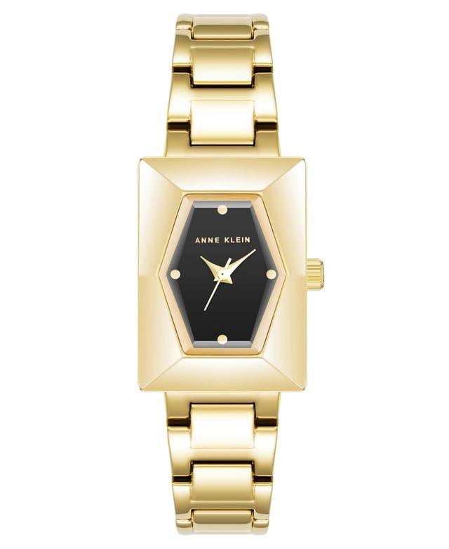 Anne Klein Womens Quartz Gold-Tone Alloy Link Bracelet Watch, 20.5mm Product Image