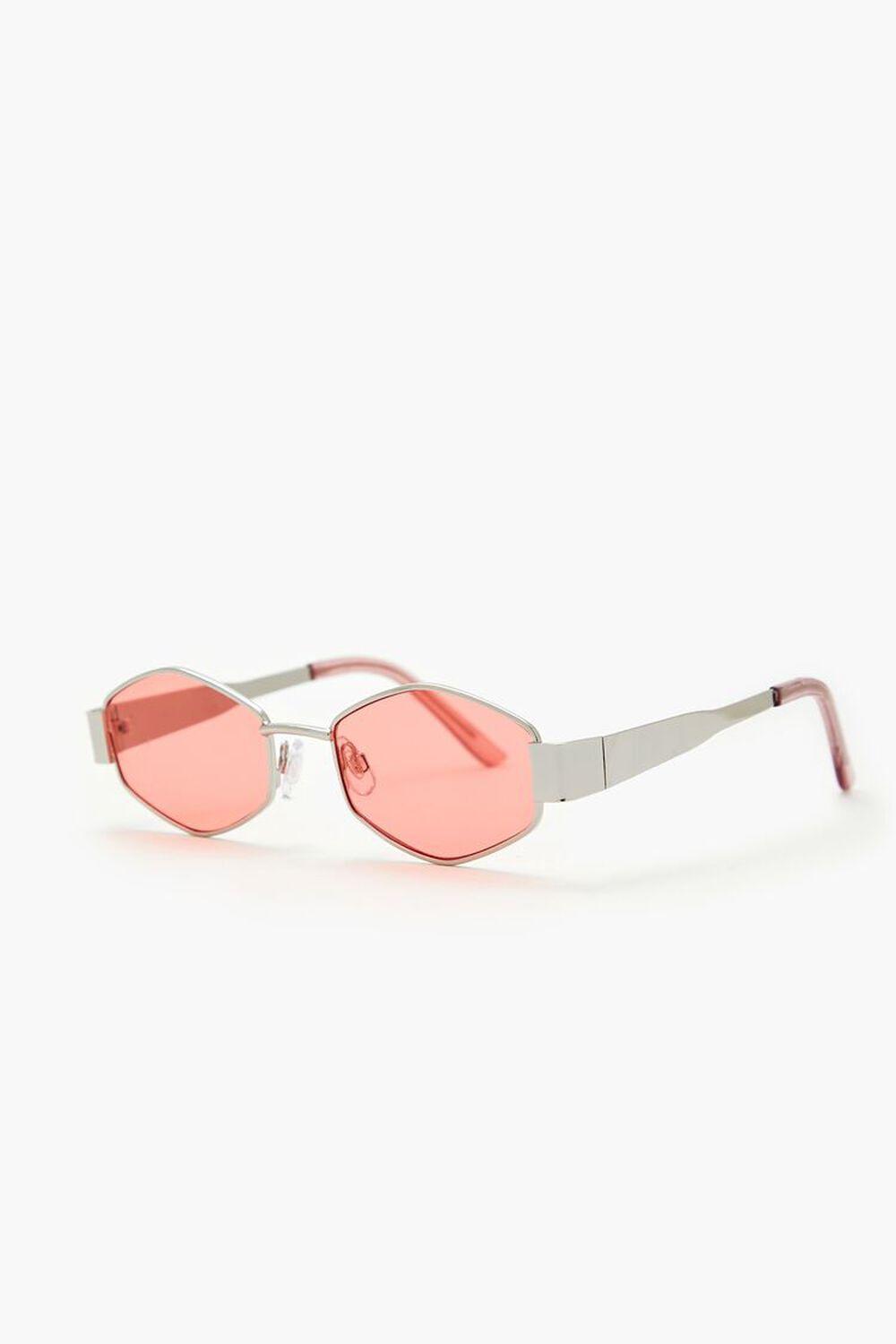 Geo Oval Frame Sunglasses | Forever 21 Product Image