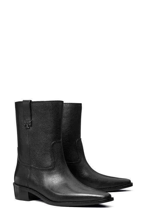 TORY BURCH City Western Ankle Boot In Black Product Image