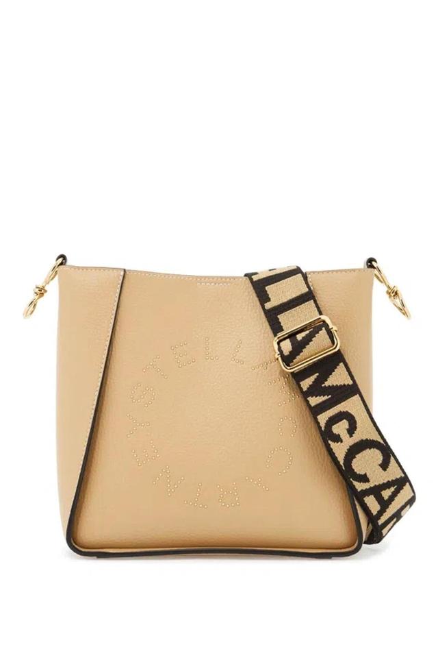 Mccartney   Logo Shoulder Bag In Beige Product Image