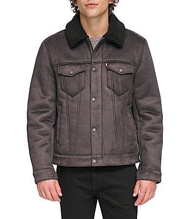 Mens Levis Faux-Shearling Trucker Jacket Product Image