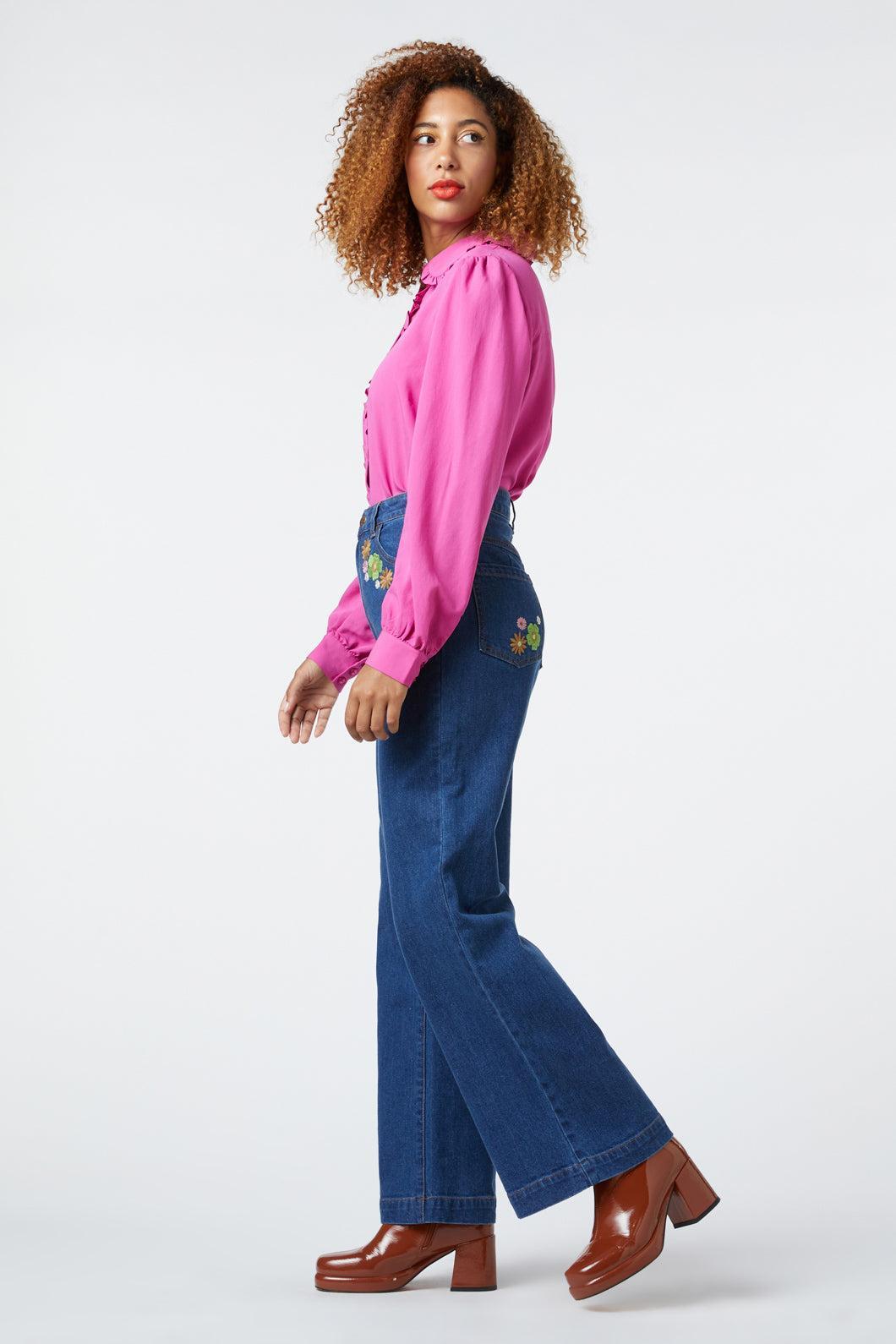 Bridgette Embroidered Jean Product Image