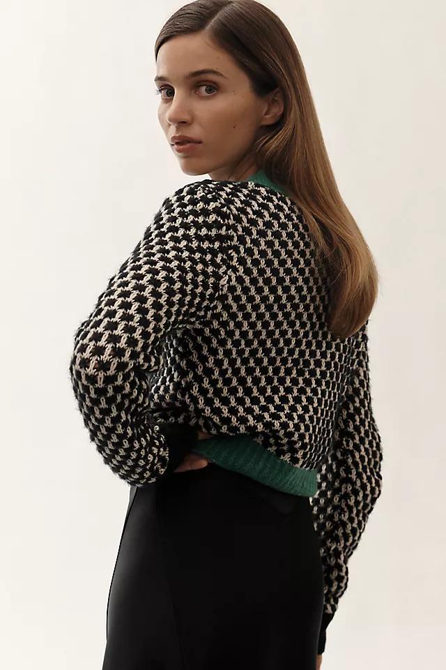 Maeve Cropped Cardigan Sweater Product Image