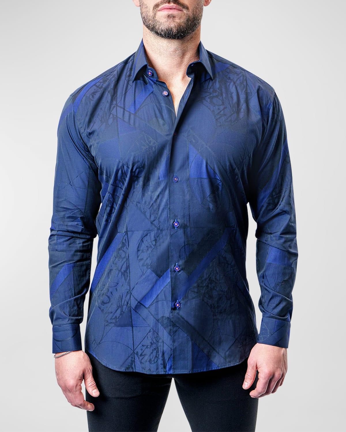 Mens Fibonacci Dark Shirt Product Image