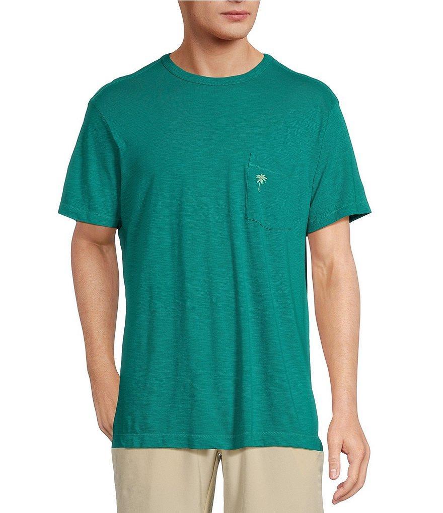 Caribbean Solid Short Sleeve Slub T-Shirt Product Image