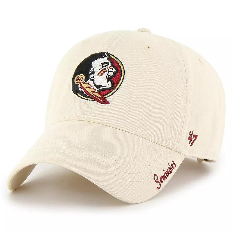 Womens 47 Natural Florida State Seminoles Miata Clean Up Adjustable Hat Product Image