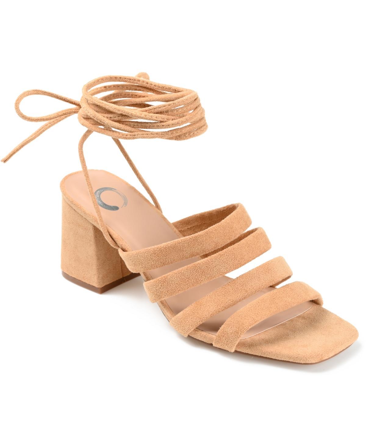 Journee Collection Womens Sevyn Tie-Up Sandals Product Image