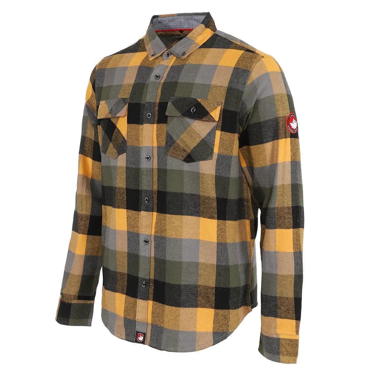 Canada Weather Gear Men's Flannel With Chambray Lined Collar Product Image