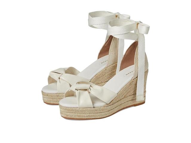 Cole Haan Cloudfeel Hampton Sandals (Ivory Leather/Natural Canavs) Women's Sandals Product Image