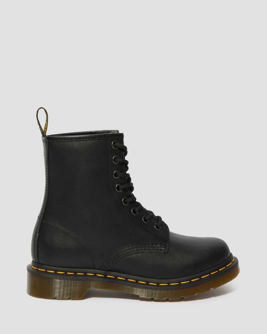 Dr. Martens Womens 1460 Black Nappa Combat Boots Product Image