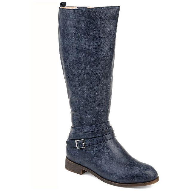 Journee Collection Ivie Womens Knee High Boots Blue Product Image