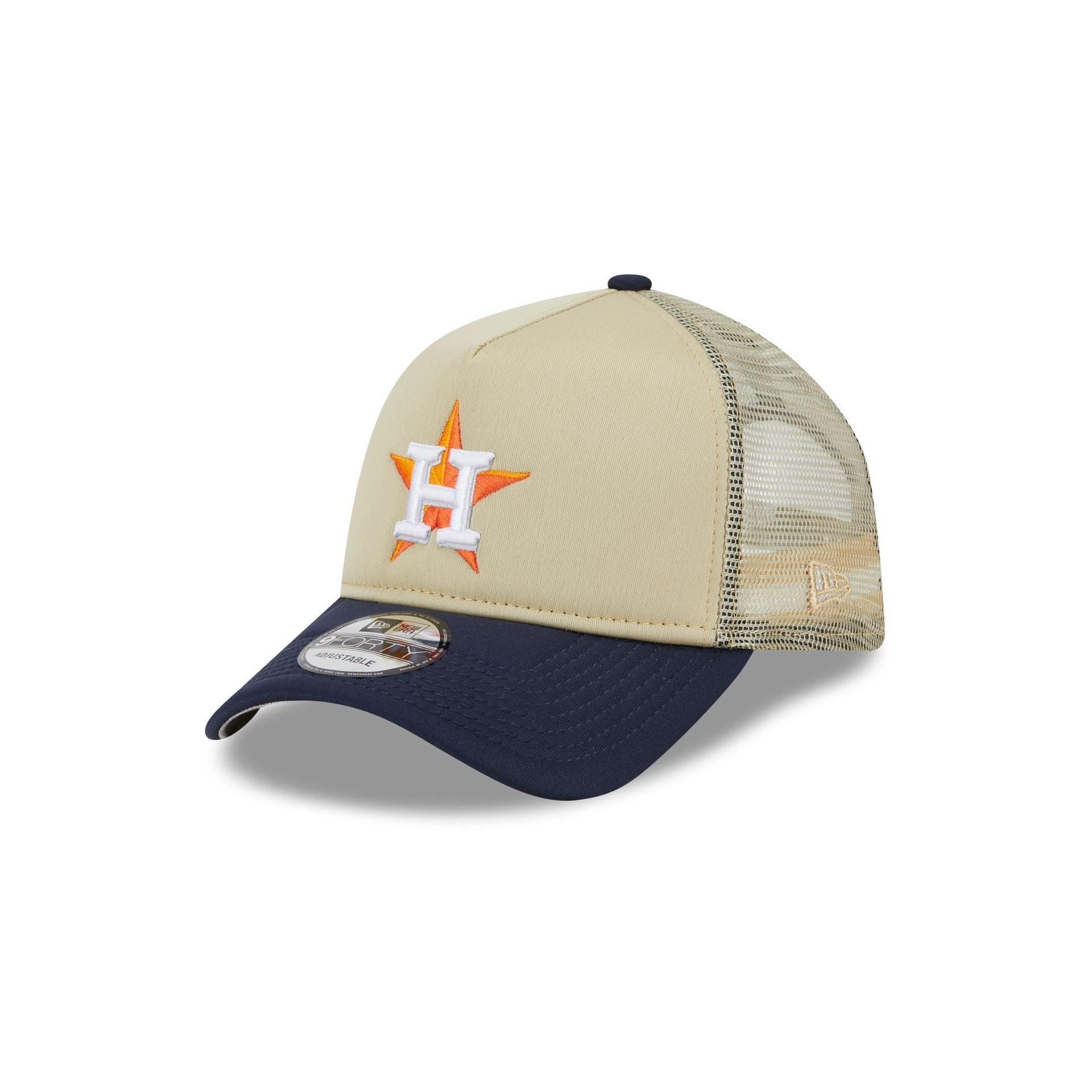 Houston Astros All Day 9FORTY A-Frame Trucker Hat Male Product Image