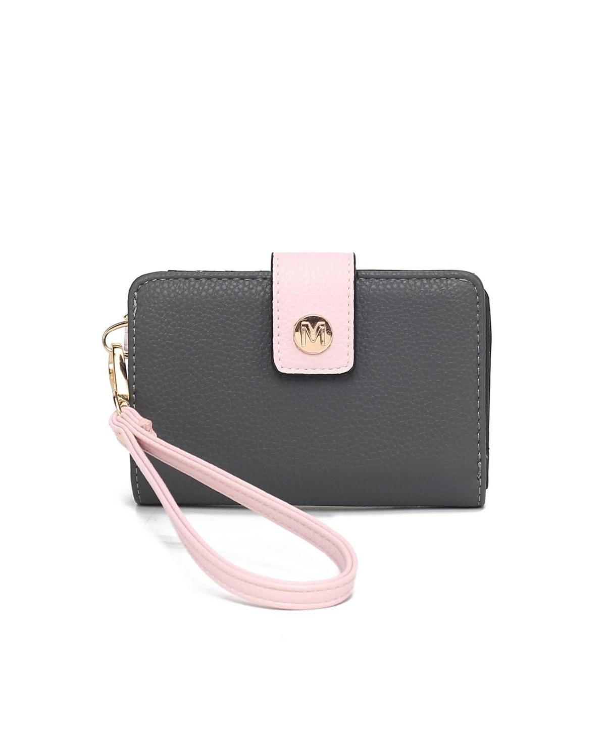 Mkf Collection Shira Color Block Women s Wallet with wristlet by Mia K Product Image