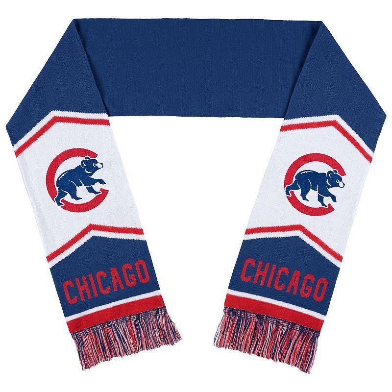 WEAR by Erin Andrews Chicago Cubs Jacquard Stripe Scarf Product Image