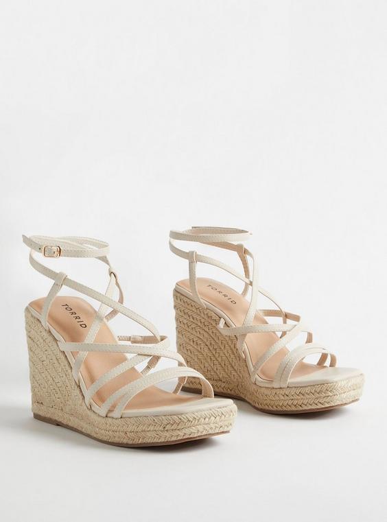 Laceup Strappy Platform Wedge (WW) Product Image