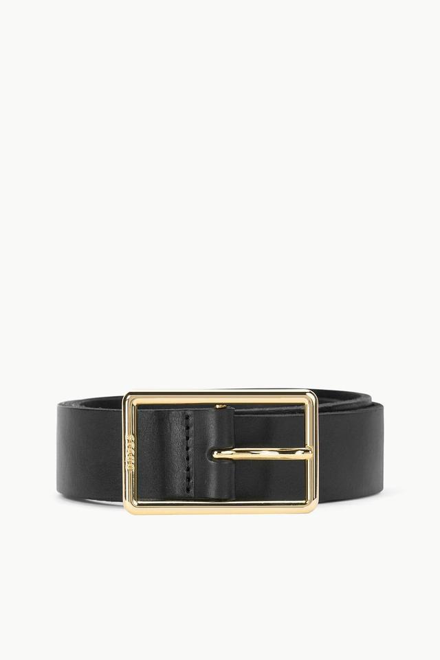 JEANS BELT | BLACK YELLOW GOLD Product Image