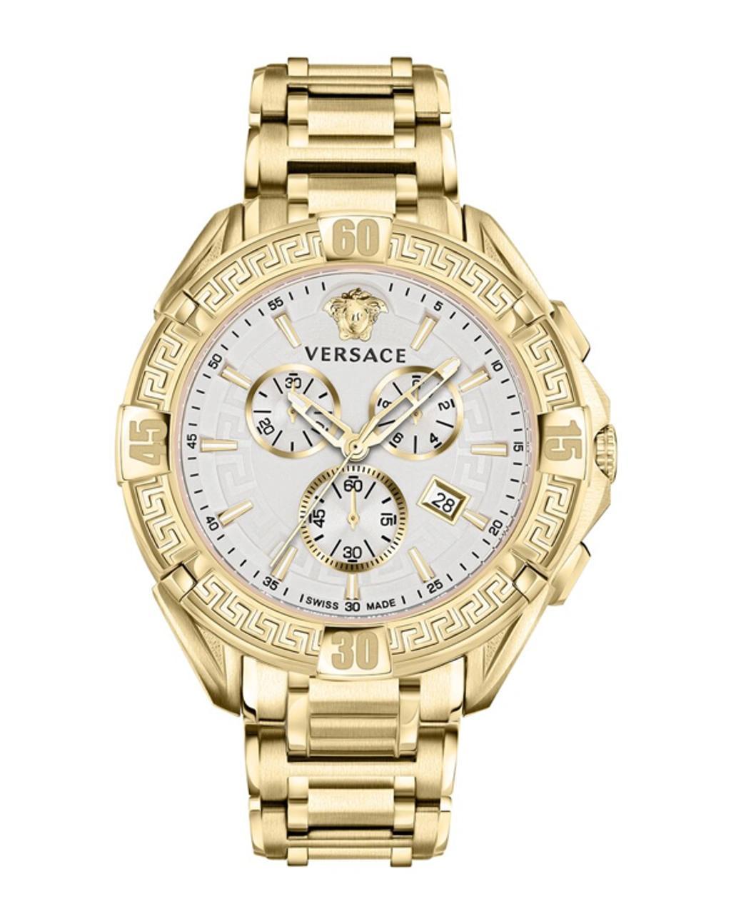 V-greca Chrono Bracelet Watch In Gold Product Image