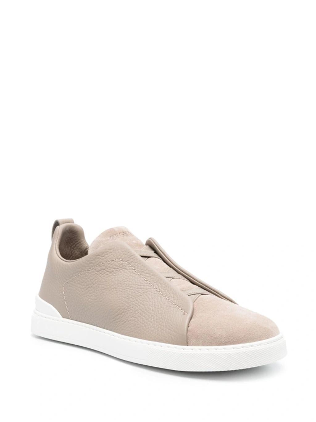 ZEGNA Sneakers Aus Wildleder In Neutrals Product Image