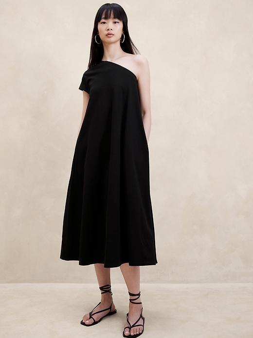 Odile One-Shoulder Knit Dress Product Image