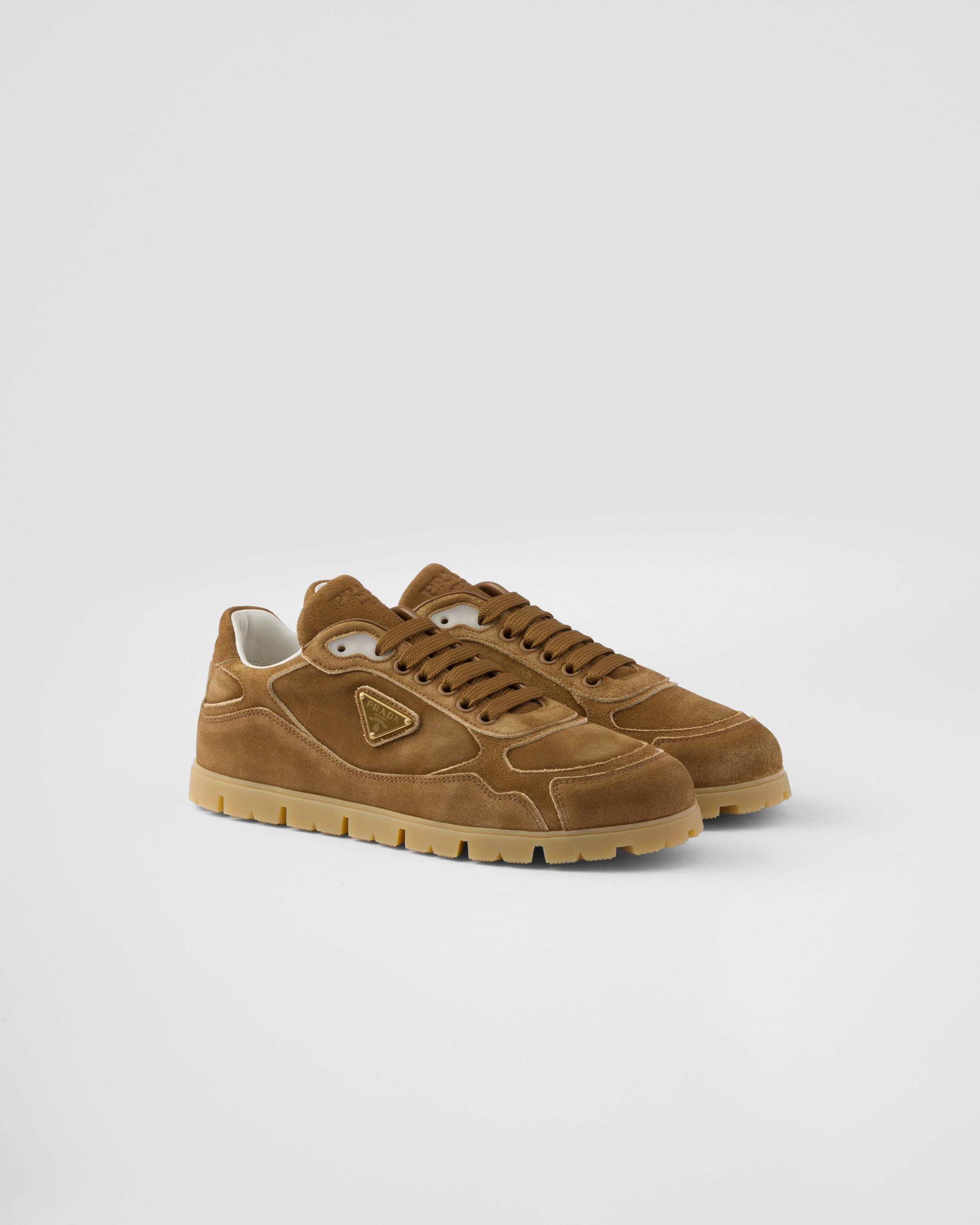 Faded suede sneakers Product Image