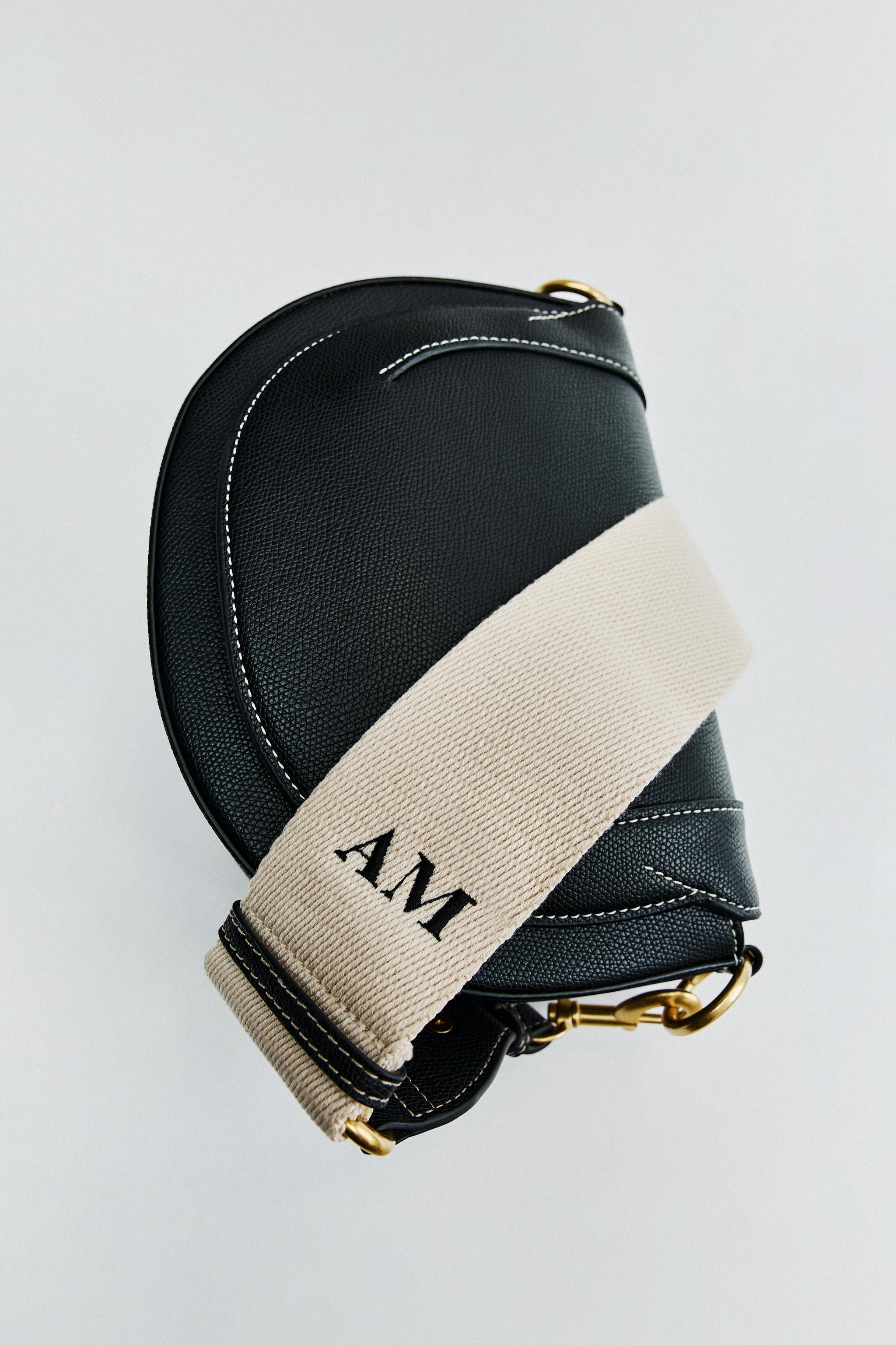 CONTRASTING TOPSTITCHING CROSSBODY BAG Product Image