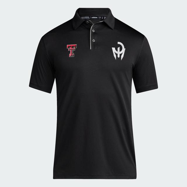 adidas Texas Tech x Mahomes Coaches Polo Black XL Mens Product Image