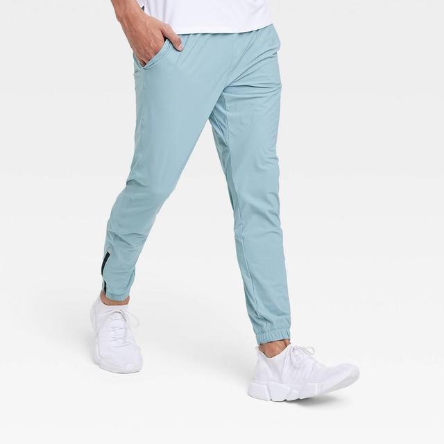 Mens Lightweight Tricot Jogger Pants - All In Motion Light Blue XXL Product Image